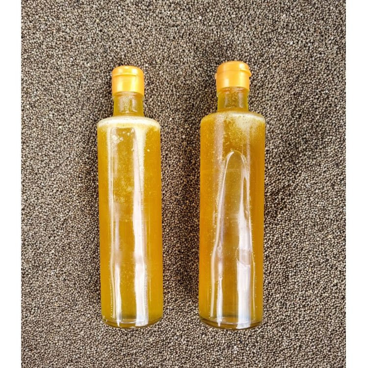 25년 국내산 괴산 청정 시골 들기름 375ml x2개